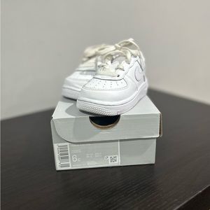 White Nike Air Force 1 Sneakers